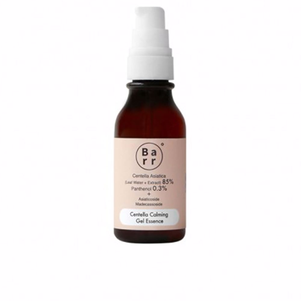 BarrCentellaCalmingGelEssence60ml Bottle of Barr Centella Calming Gel Essence by Barr, a gel essence indicated for deep hydration and soothing skin redness.