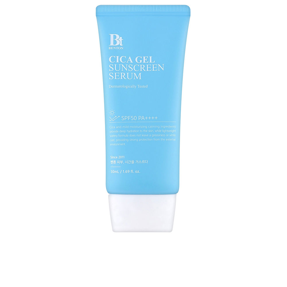 BentonCicaGelSunscreenSerumSPF5050ml Benton Cica ジェル日焼け止め美容液 SPF50 50ml - 画像 (1)