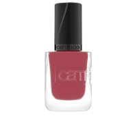 Bottle  of  Catrice  Gel  Affair  Nail  Polish  by  Catrice,  a  gel-like  nail  polish  indicated  for  long-lasting  intense  color  and  gloss.