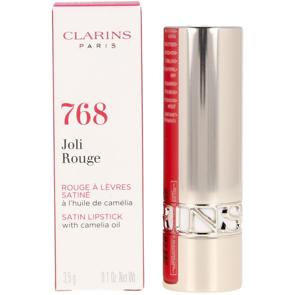 ClarinsJoliRougeLipstickColor768Strawberry3.5g Clarins Joli Rouge Lipstick Color 768 Strawberry 3.5g