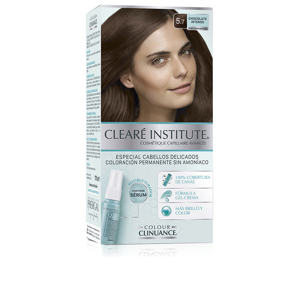 ClearéInstituteColourClinuanceDelicateHairColor5.7IntenseChocolate Clearé Institute Colour Clinuance Delicate Hair Color 5.7 Intense Chocolate