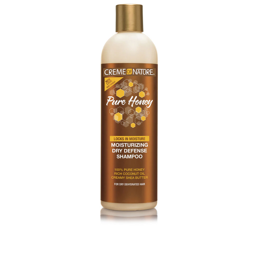 CremeOfNaturePureHoneyMoisturizingShampooForDryHair355ml Bottle of Creme Of Nature Pure Honey Moisturizing Shampoo by Creme Of Nature, a shampoo indicated for dry hair cleansing.