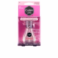 Bottle  of  Cutex  Fortifying  Treatment  Base  &  Top  Coat  by  Cutex,  a  fortifying  nail  polish  indicated  for  nail  protection.