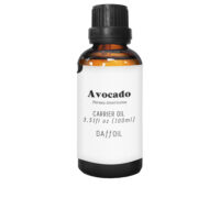 Bottle  of  Daffoil  Avocado  Carrier  Oil  by  Daffoil,  a  pure  carrier  oil  indicated  for  moisturizing  skin,  hair,  and  nails.