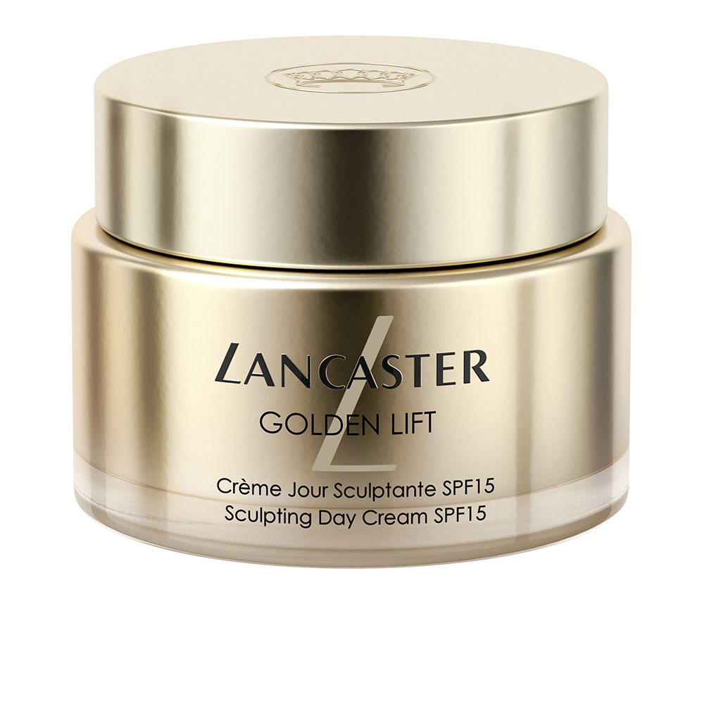 LancasterGoldenLiftDayCreamSPF1550ml Jar of Lancaster Golden Lift Day Cream SPF15 by Lancaster, a creamy day cream indicated for lifting skin contours.