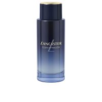 Bottle  of  Lancaster  Ligne  Princière  Essence  by  Lancaster,  a  water-like  essence  indicated  for  hydrating  and  plumping  skin.
