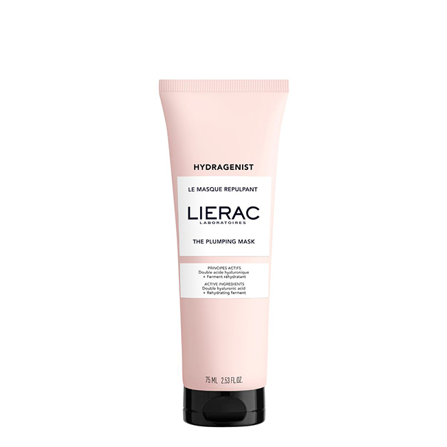 LieracHydragenistThePlumpingMask75ml Jar of Lierac Hydragenist The Plumping Mask by Lierac, a gel-cream mask indicated for rehydrating and brightening all skin types.