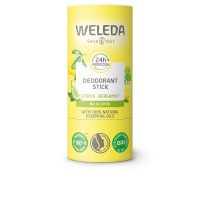Product  container  of  Weleda  Citrus  Deodorant  Stick  by  Weleda,  a  stick  deodorant  indicated  for  24  hour  underarm  protection.