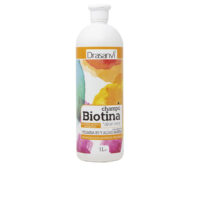 Bottle  of  Biotin  And  Aloe  Vera  Dry  And  Dull  Hair  Shampoo  by  Drasanvi,  a  creamy  shampoo  indicated  for  hydrating  dry  and  dull  hair.