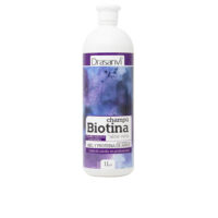 Bottle  of  Biotin  And  Aloe  Vera  Dyed  and  Sensitive  Hair  Shampoo  by  Drasanvi,  a  creamy  shampoo  indicated  for  prolonging  hair  dye  duration.