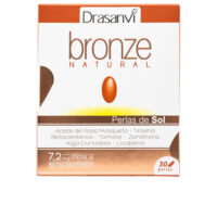 Box  of  Bronze  Natural  Pearls  by  Drasanvi,  a  food  supplement  indicated  for  promoting  a  protected  tan  during  sun  exposure.
