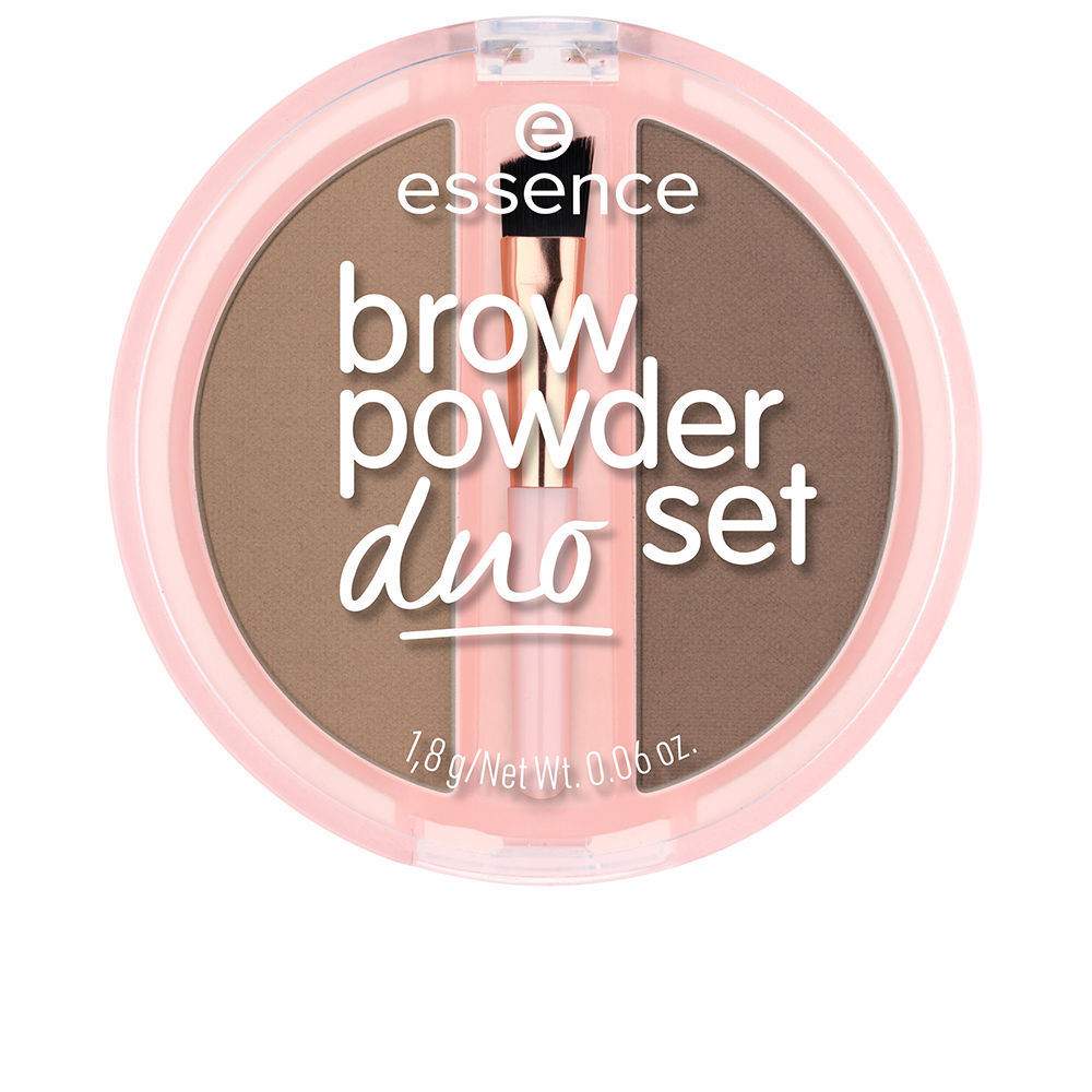 EssenceBrowPowderDuoSetColor01Light1.8g Essence Brow Powder Duo Set Color 01 Light 1.8g