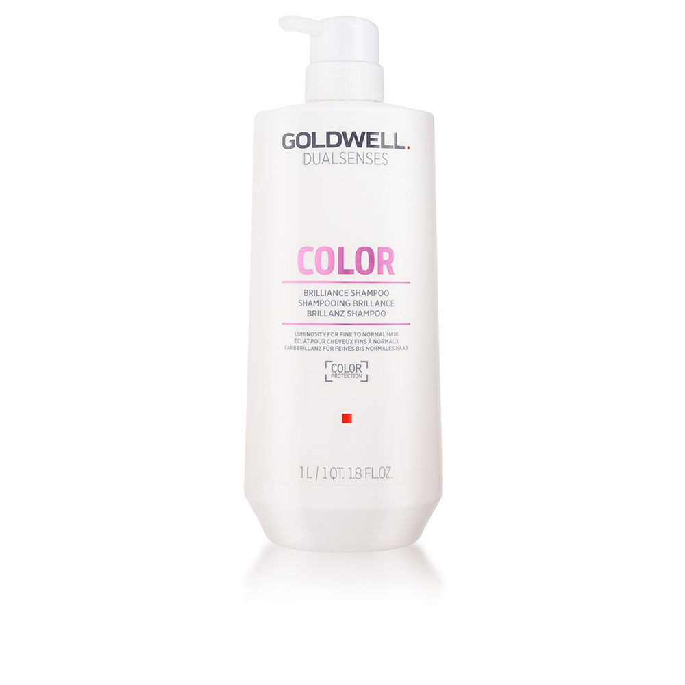 GoldwellColorBrillianceShampoo1000ml Bottle of Goldwell Color Brilliance Shampoo by Goldwell, a hair shampoo indicated for minimizing color fading.