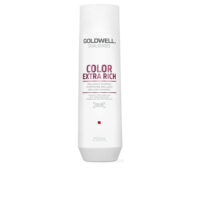 Bottle  of  Goldwell  Color  Extra  Rich  Brilliance  Shampoo  by  Goldwell,  a  shampoo  indicated  for  minimizing  color  fading.