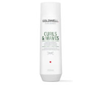 Bottle  of  Goldwell  Curls  &  Waves  Shampoo  by  Goldwell,  a  hair  shampoo  indicated  for  hydrating  and  defining  curls.