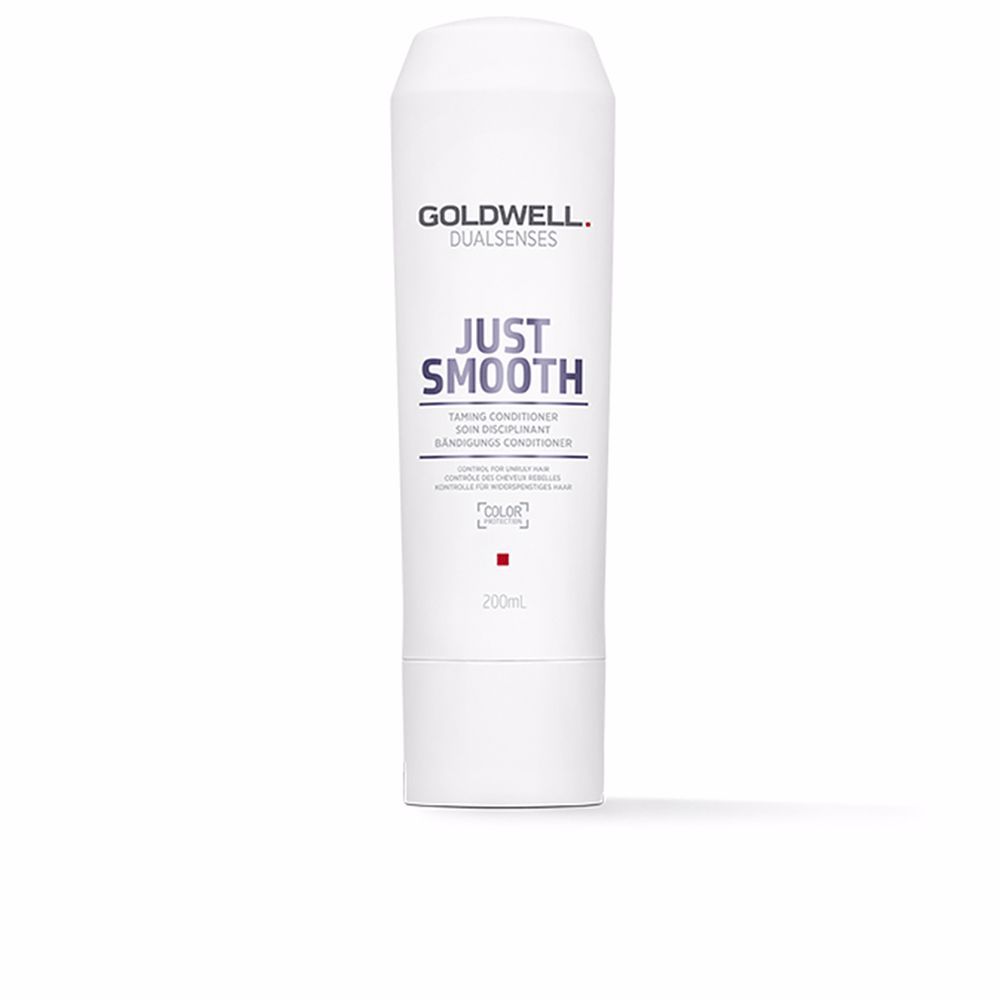 GoldwellJustSmoothTamingConditioner200ml Bottle of Goldwell Just Smooth Taming Conditioner by Goldwell, a conditioner indicated for frizz control of unruly hair.
