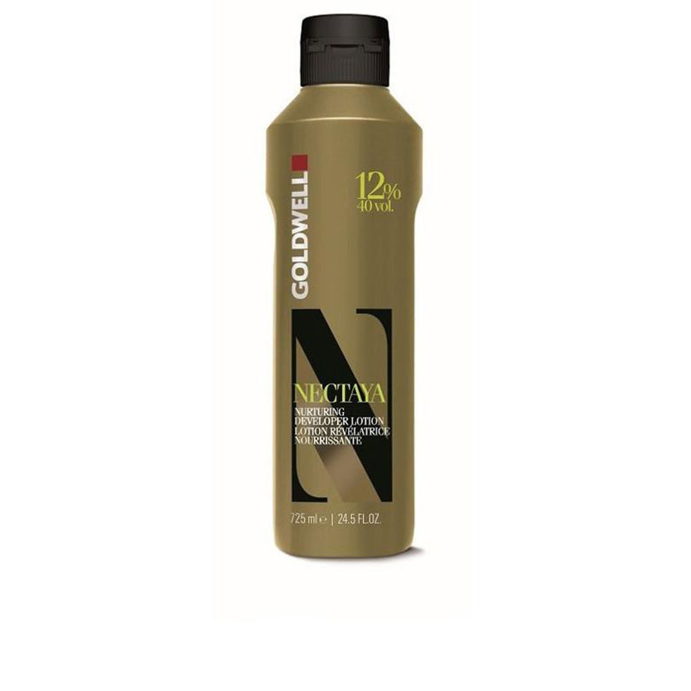 GoldwellNectayaDeveloperLotion12%40Vol725ml Bottle of Goldwell Nectaya Developer Lotion 12% 40 Vol by Goldwell, a developer lotion indicated to activate hair color cream.