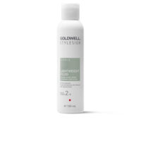 Bottle  of  Goldwell  Stylesign  Curls  Lightweight  Fluid  by  Goldwell,  a  styling  fluid  indicated  for  defining  flexible  curls.