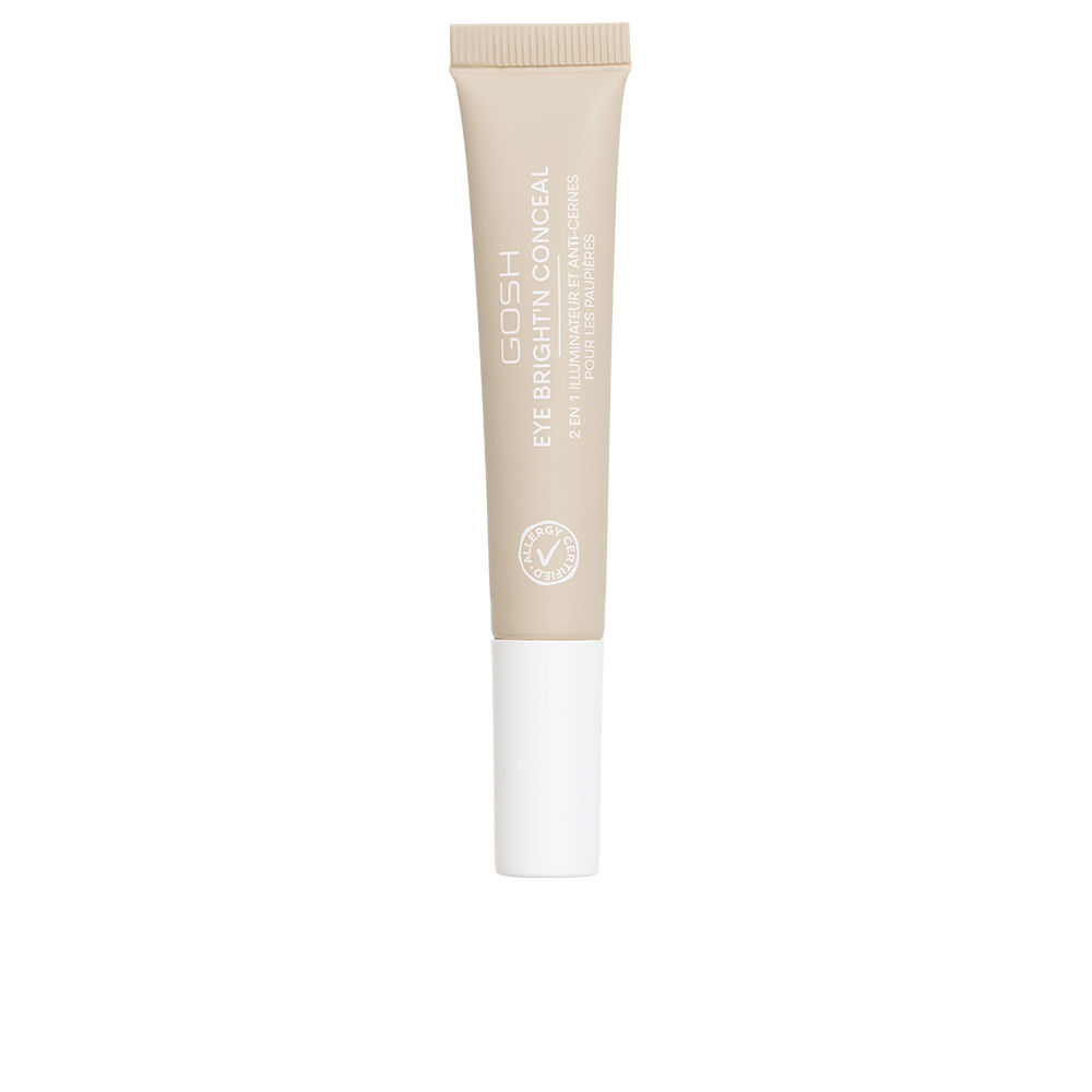 GoshEyeBright'nConcealLiquidConcealerColor00112ml Bottle of Gosh Eye Brightn Conceal Liquid Concealer Color 001 by Gosh, a liquid concealer to correct dark circles and wrinkles.