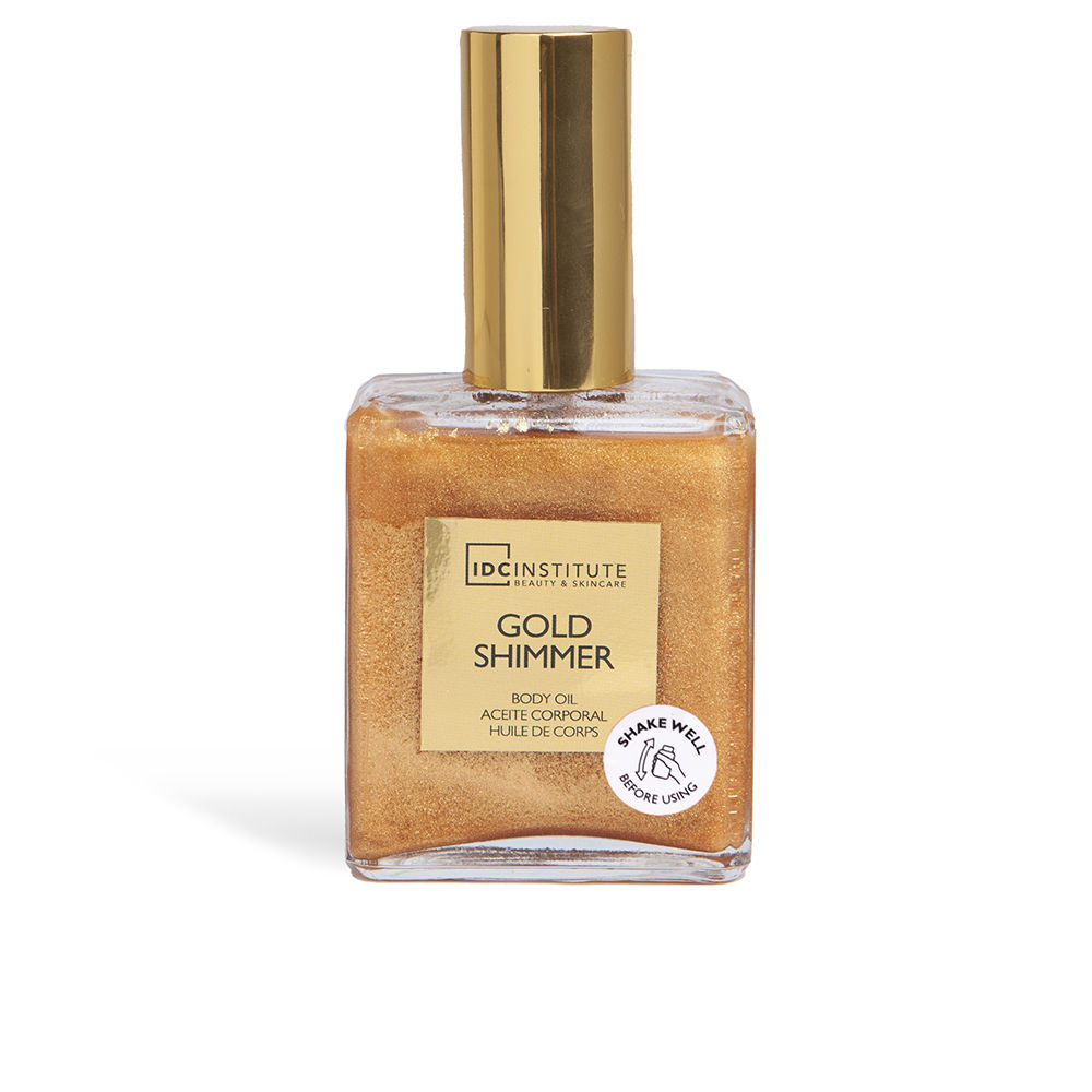 IdcInstituteGoldShimmerBodyOil45ml Idc Institute Gold Shimmer Body Oil 45ml