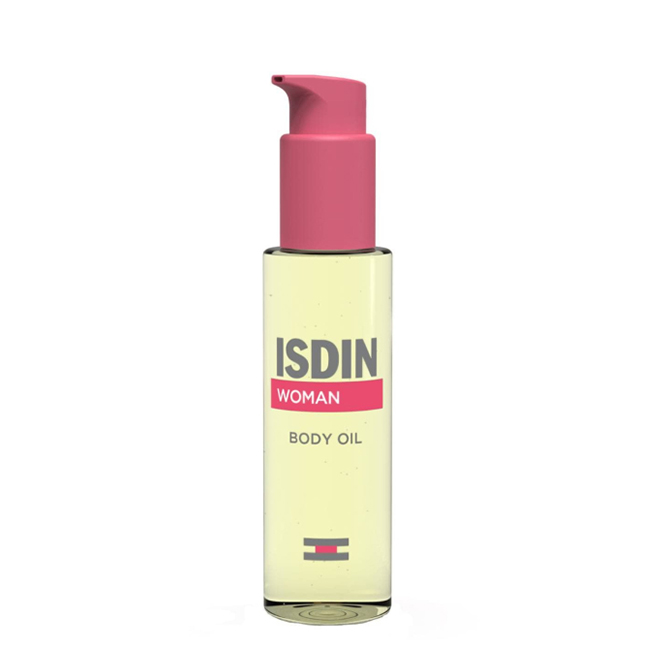 IsdinWomanBodyOil100ml Bottle of Isdin Woman Body Oil by Isdin, a body oil indicated for deep moisturization and skin regeneration.