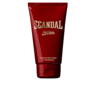 Bottle  of  Scandal  Pour  Homme  All  Over  Shower  Gel  by  Jean  Paul  Gaultier,  a  shower  gel  indicated  for  cleansing  hair  and  body.