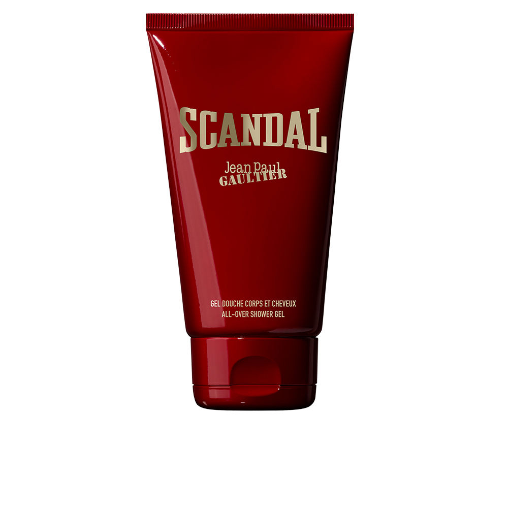 JeanPaulGaultierScandalPourHommeAllOverShowerGel150ml Bottle of Scandal Pour Homme All Over Shower Gel by Jean Paul Gaultier, a shower gel indicated for cleansing hair and body.