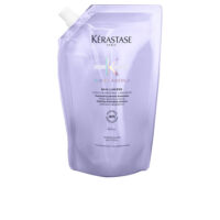Bottle  of  Kérastase  Blond  Absolu  Bain  Lumière  Shampoo  Refill  by  Kérastase,  a  hydrating  shampoo  for  blonde  hair  radiance.
