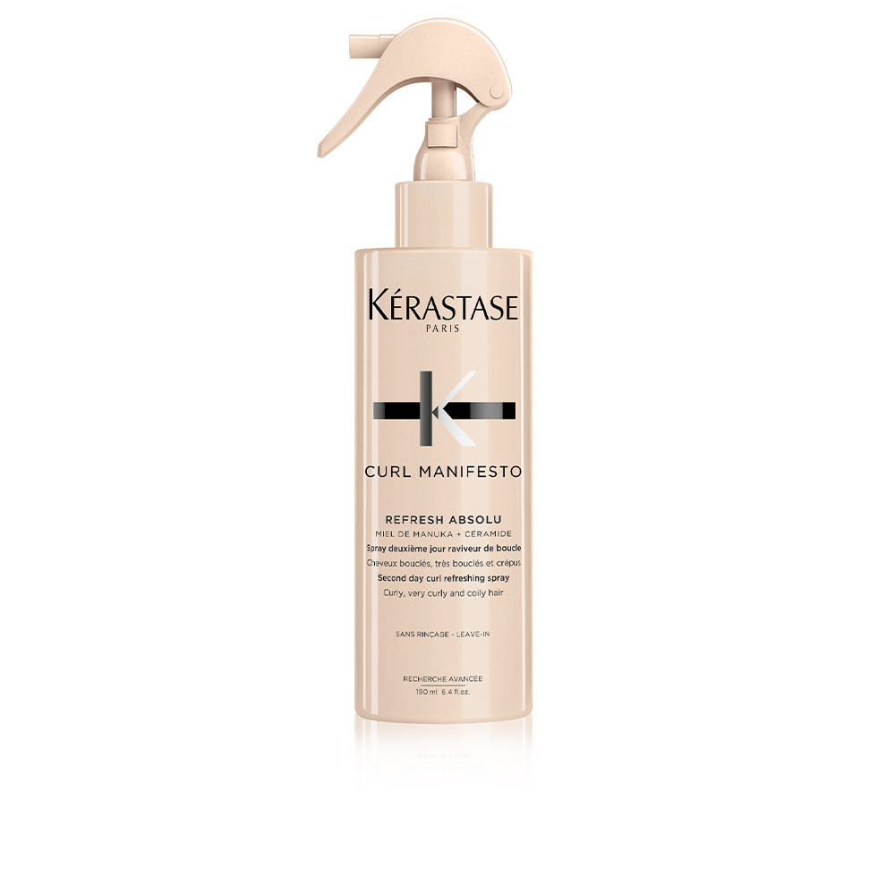 KérastaseCurlManifestoRefreshAbsolu190ml Spray of Kérastase Curl Manifesto Refresh Absolu by Kérastase, a refreshing spray indicated for reactivating curly hair.