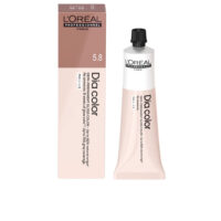 Product  container  of  LOréal  Professionnel  Dia  Color  7.18  by  LOréal  Professionnel,  a  hair  color  indicated  for  sensitized  hair.