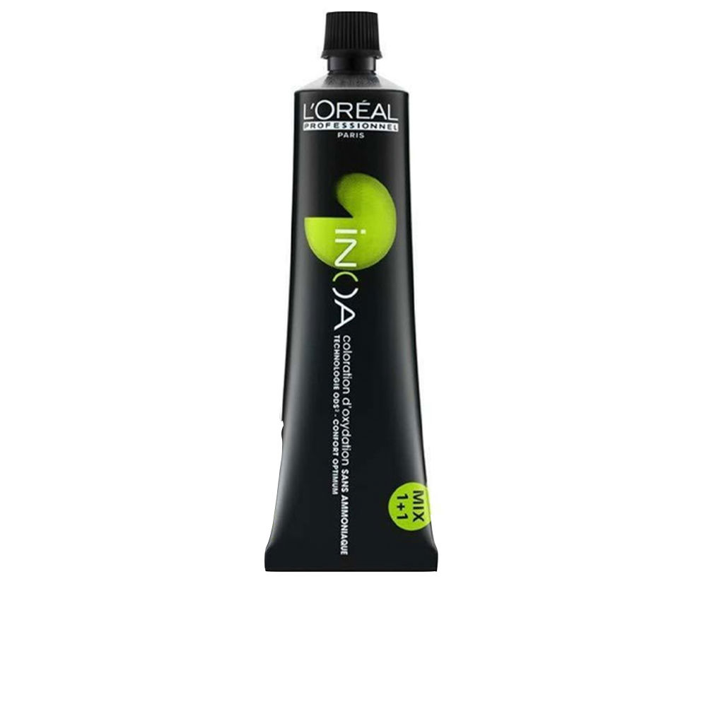 L'OréalProfessionnelInoaNoAmmoniaPermanentHairColor4.2660g Product container of Inoa No Ammonia Permanent Hair Color 4.26 by LOréal Professionnel, a permanent hair color for vibrant hair.