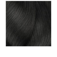Product  container  of  Majirel  Cool-Cover  Color  4  by  LOréal  Professionnel,  a  creamy  hair  color  indicated  for  gray  hair  coverage.