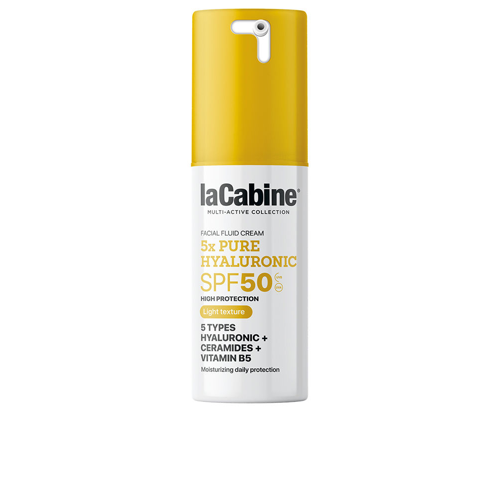 LaCabine5XPureHyaluronicFacialFluidCreamSPF5030ml La Cabine 5X Pure Hyaluronic Facial Fluid Cream SPF50 30ml