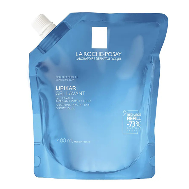 LaRochePosayLipikarPhysiologicalShowerGelRefill400ml La Roche Posay Lipikar Gel de Duche Fisiológico Recarga 400ml - Image 1