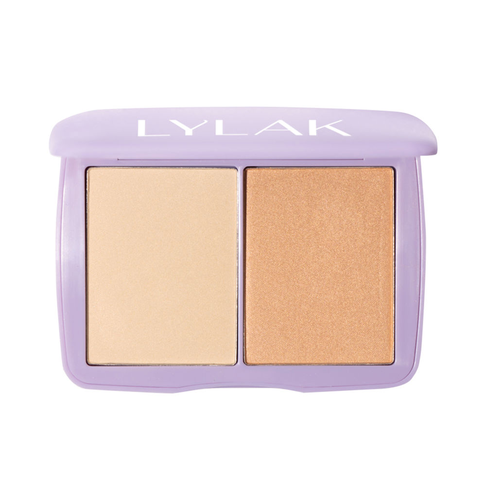 LylakOnlyGoodVibesIlluminatingPowderDuoColorHolidays16g Lylak Only Good Vibes Illuminating Powder Duo Color Holidays 16g