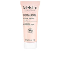 Tube  of  Nectarcalm  Soothing  Anti-Redness  Balm  by  Melvita,  a  facial  balm  indicated  for  nourishing  and  soothing  dry  sensitive  skin.