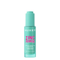 Bottle  of  Nuxe  Zinc  Power  Blemish  and  Spot  Control  Serum  by  Nuxe,  a  facial  serum  indicated  for  blemish  control.