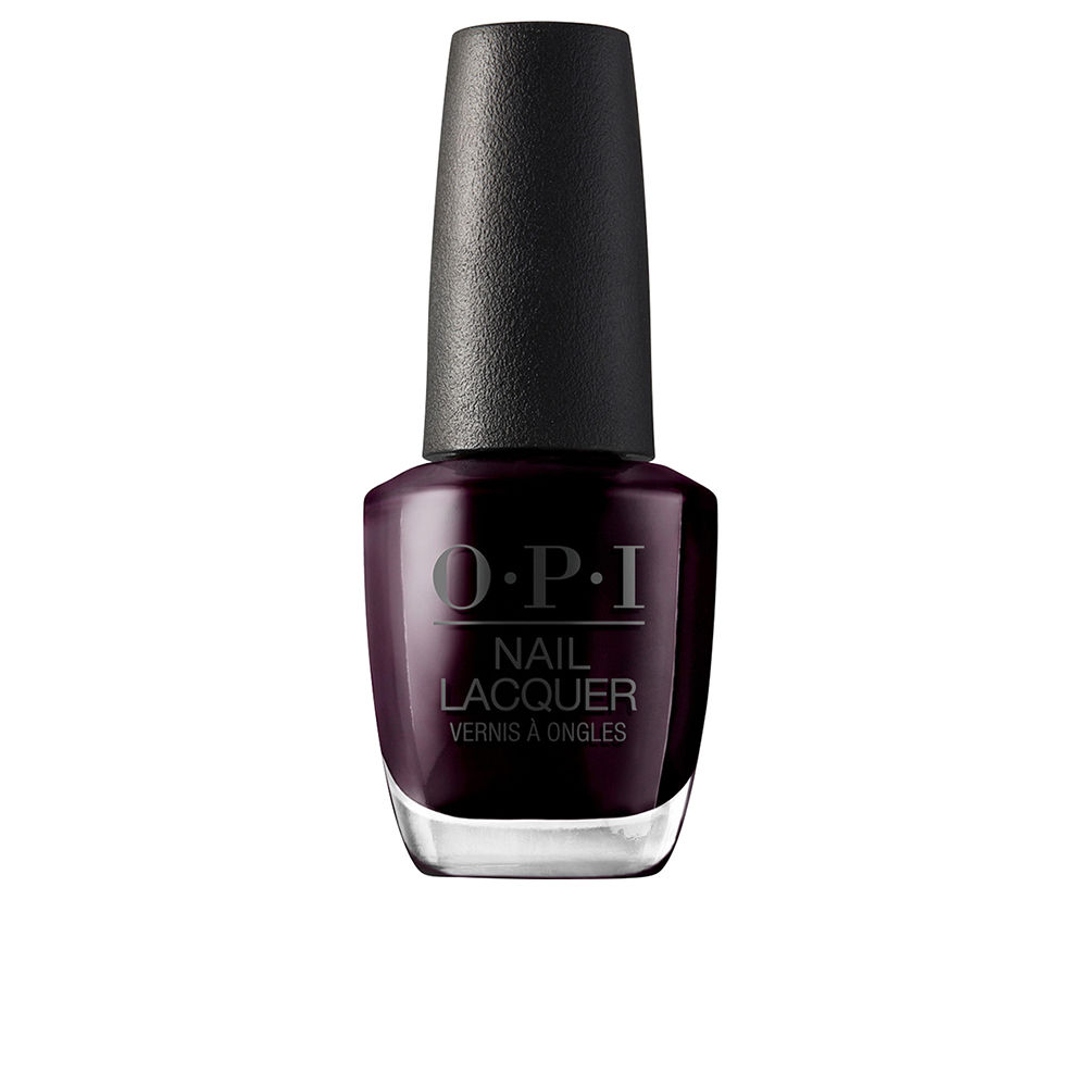 OpiNailLacquerColorBlackCherryChutney15ml Bottle of Opi Nail Lacquer Color Black Cherry Chutney 15ml by Opi, a nail polish indicated for long-lasting wear and a natural finish.