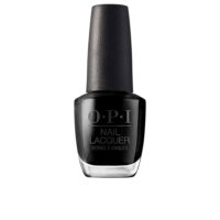 Bottle  of  Opi  Nail  Lacquer  Color  Lady  In  Black  by  Opi,  a  nail  polish  indicated  for  long-lasting  wear  and  a  natural  finish.