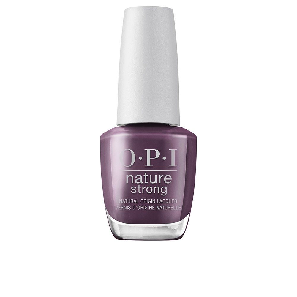 OpiNatureStrongNailLacquerColorEco-Maniac Bottle of Nature Strong Nail Lacquer Color Eco-Maniac by Opi, a nail polish indicated for a high-shine natural finish.