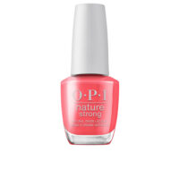 Bottle  of  Nature  Strong  Nail  Lacquer  Color  Once  And  Floral  by  Opi,  a  nail  polish  indicated  for  a  high-shine  natural  finish.