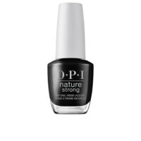 Bottle  of  Nature  Strong  Nail  Lacquer  Color  Onyx  Skies  by  Opi,  a  nail  polish  indicated  for  a  high-shine  natural  finish.