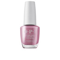 Bottle  of  Nature  Strong  Nail  Lacquer  Color  Simply  Radishing  by  Opi,  a  nail  polish  indicated  for  a  high-shine  natural  finish.