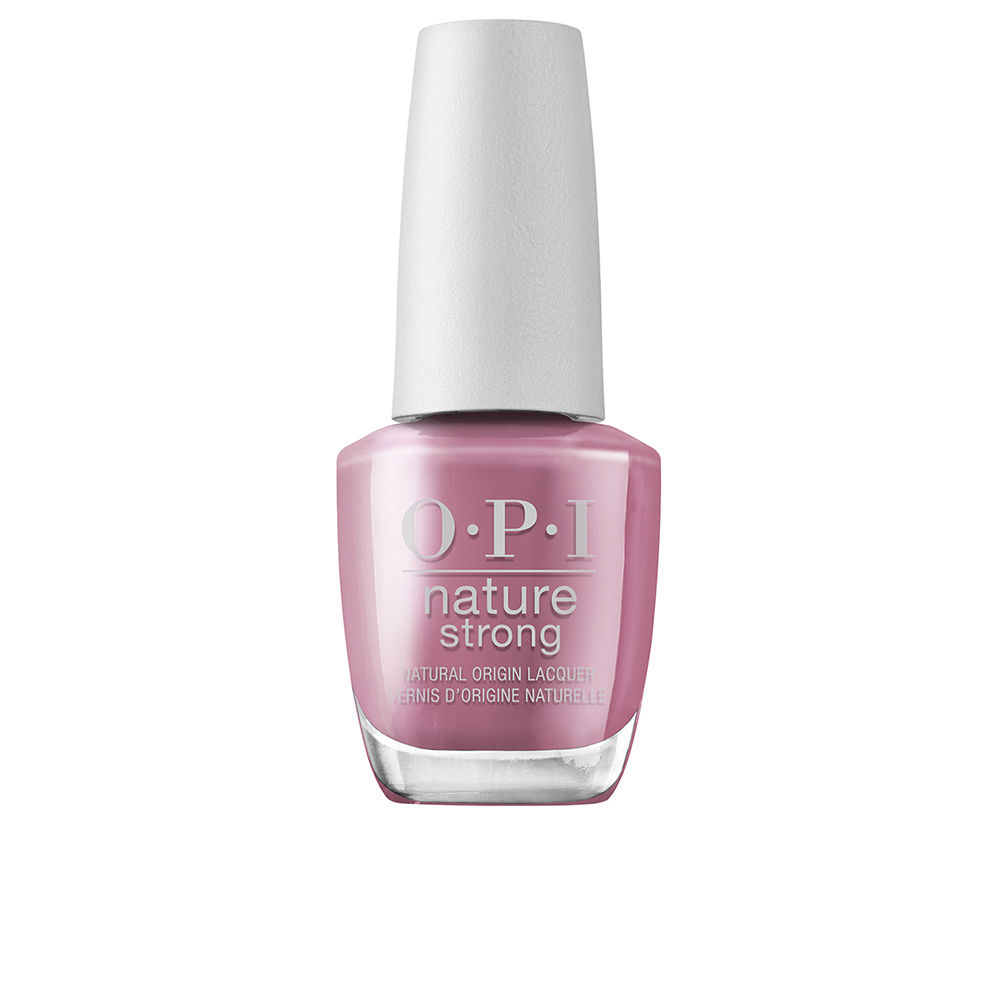OpiNatureStrongNailLacquerColorSimplyRadishing Bottle of Nature Strong Nail Lacquer Color Simply Radishing by Opi, a nail polish indicated for a high-shine natural finish.