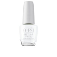 Bottle  of  Opi  Nature  Strong  Nail  Lacquer  Color  Strong  As  Shell  by  Opi,  a  nail  polish  indicated  for  long-lasting  wear  and  shine.