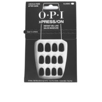 Box  of  Opi  xPress/On  False  Gel-Like  Nails  Color  Lincoln  Park  After  Dark,  fake  nails  indicated  for  a  professional  manicure.