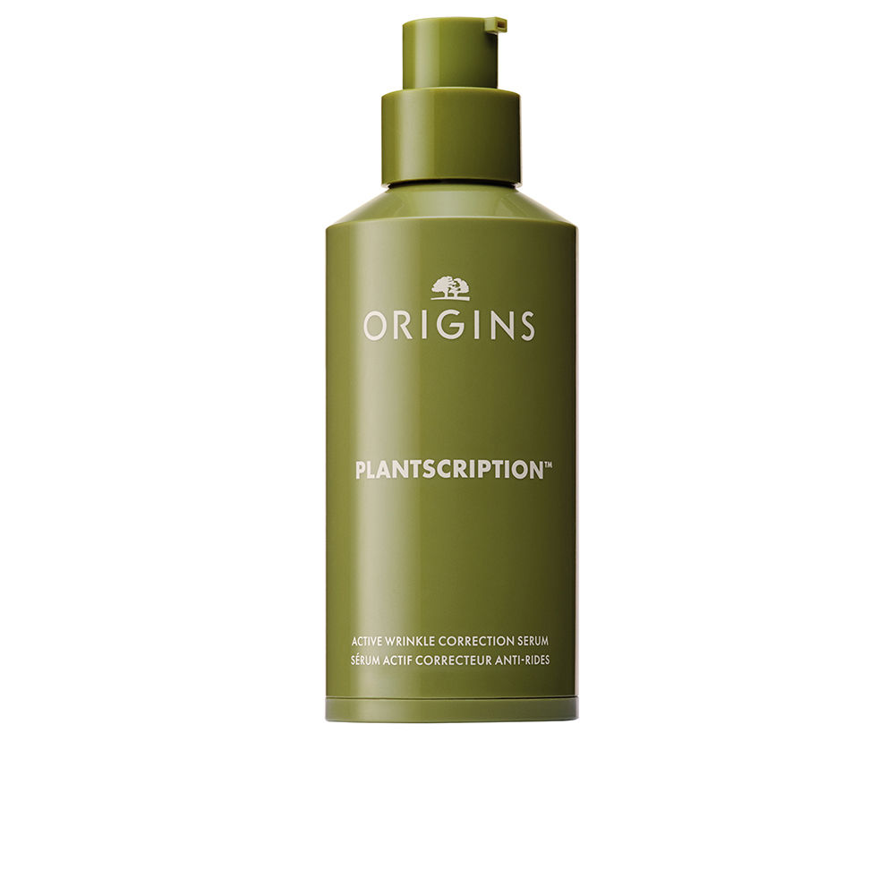 OriginsPlantscriptionWrinkleCorrectionSerum50ml Bottle of Origins Plantscription Wrinkle Correction Serum, an anti-aging serum indicated for reducing lines and wrinkles.