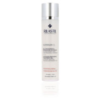 Tube  of  Rilastil  Summum  Rx  Repairing  Gel  by  Rilastil,  an  anti-aging  gel  indicated  for  reducing  wrinkles  on  combination  and  oily  skin.