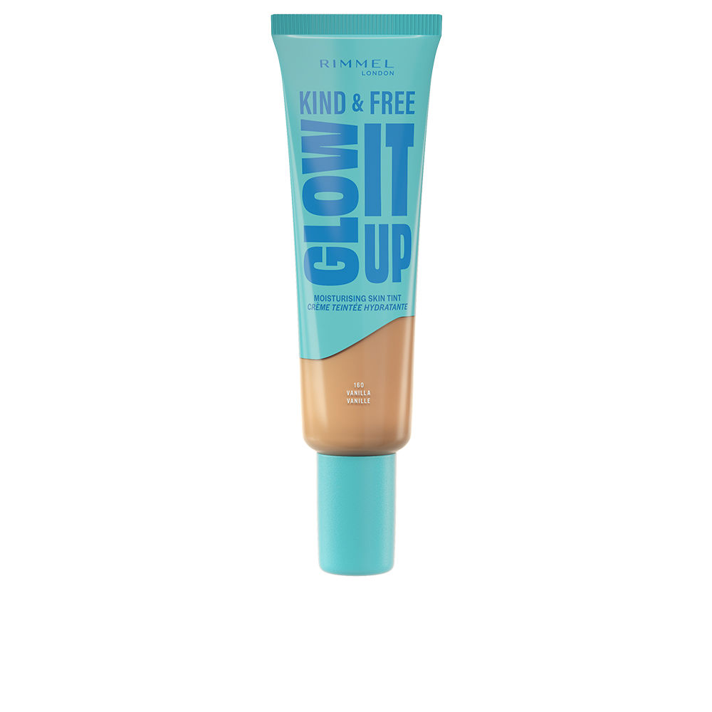 RimmelLondonKind&FreeGlowItUpLiquidFoundationColor160Vanilla30ml Rimmel London Kind & Free Glow It Up Liquid Foundation Color 160 Vanilla 30ml