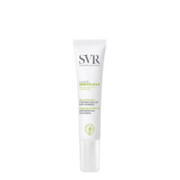 Tube  of  SVR  Sebiaclear  Cicapeel  by  SVR,  an  active  gel  indicated  for  eliminating  pimples  and  preventing  acne  marks.